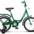 Велосипед детский STELS 16" Flyte Z011*LU084471 Черный/салатовый